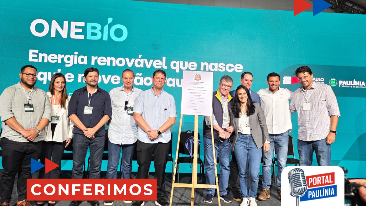 Paulínia recebe a maior planta de biometano do Brasil; inauguração reuniu Tarcísio de Freitas e prefeito Danilo Barros