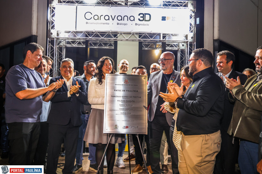 Caravana 3D marca entrega de nova Fatec em Paulínia e amplia acesso ao ensino gratuito
