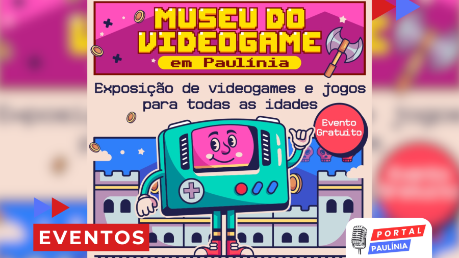 Museu do Videogame Itinerante chega a Paulínia na última semana de maio 