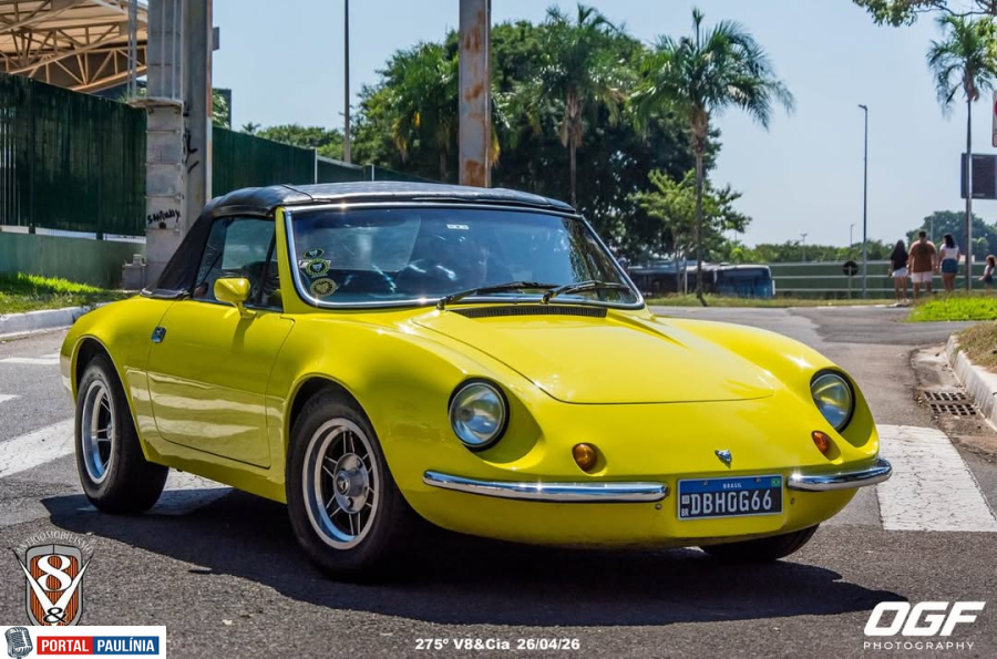 Nostalgia e Motor: Paulínia Sedia o 276º Encontro Mensal V8&Cia com Homenagem aos Clássicos de Fibra