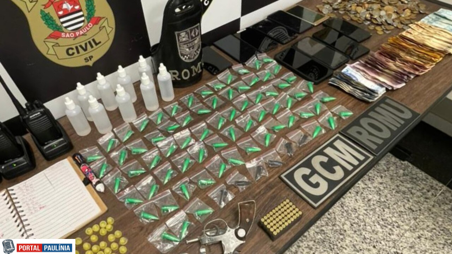 Operação da Guarda Civil de Paulínia Apreende Menores com Arma de Fogo e Drogas no Bairro Vida Nova
