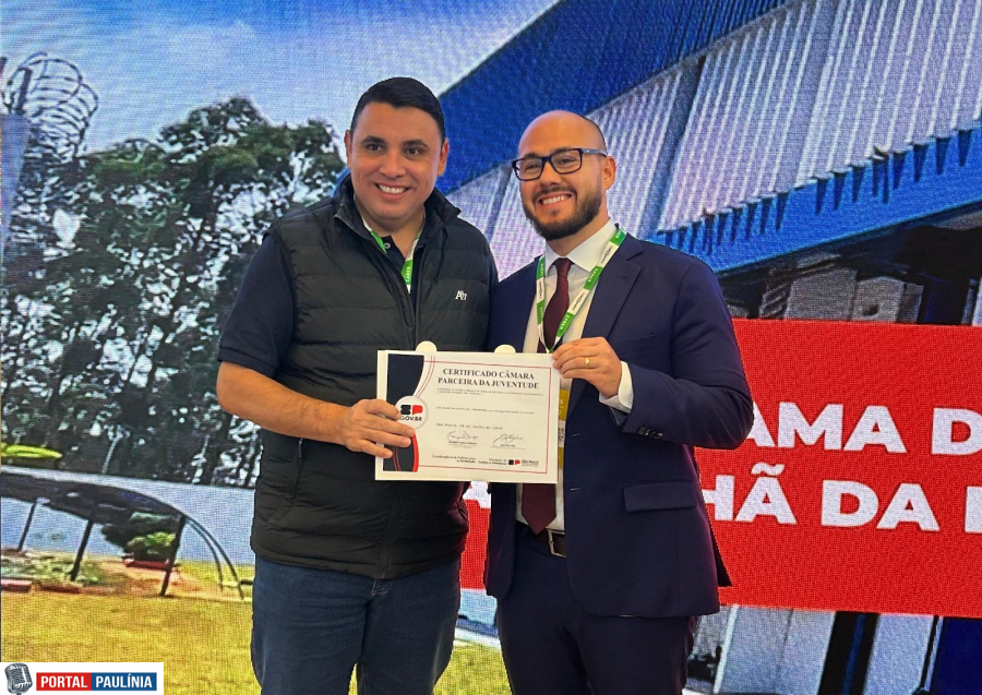 Câmara de Paulínia é reconhecida pelo Estado como Parceira da Juventude