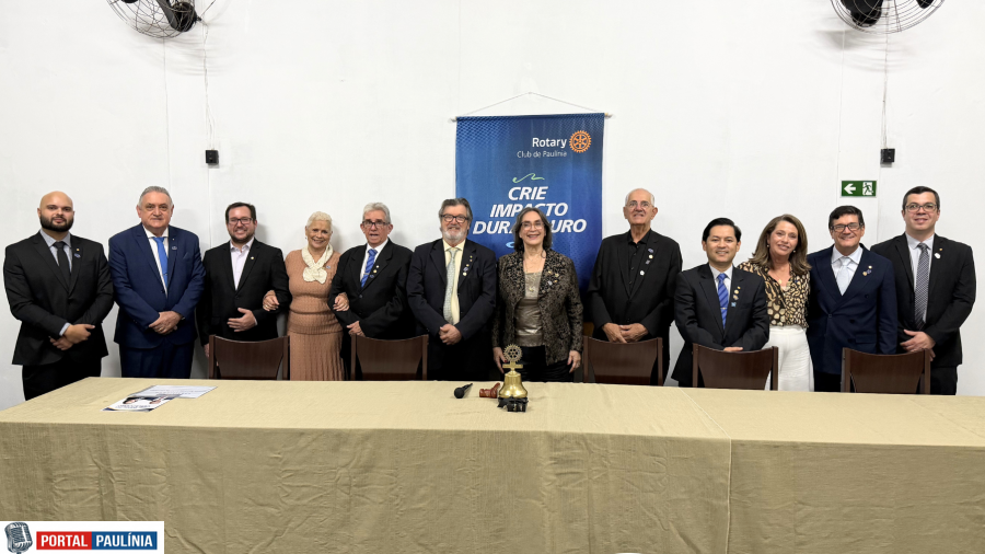Rotary Club de Paulínia empossa Eleni Garcia Leão de Carvalho como presidente para a gestão 2026-2027
