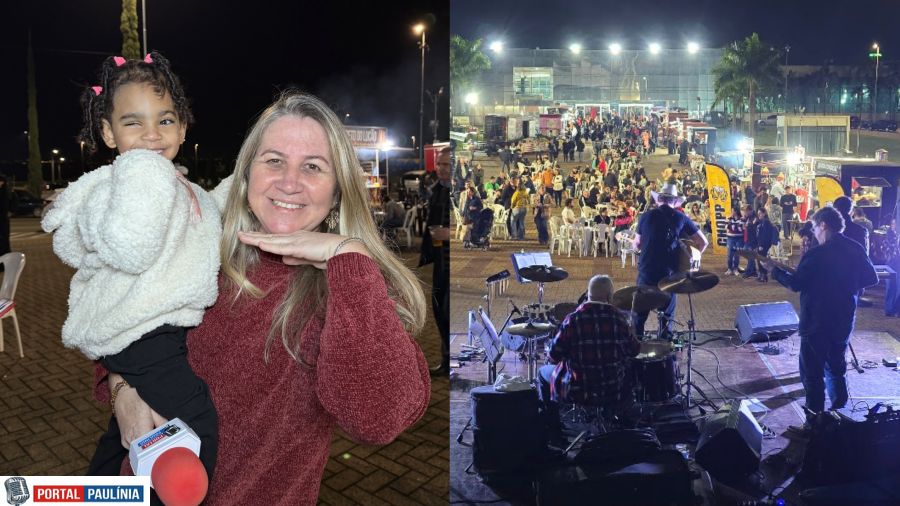 Feira Noturna de Paulínia atrai público com gastronomia, adoção de pets e show ao vivo 