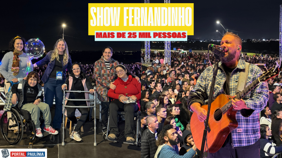 Show de Fernandinho reúne cerca de 25 mil pessoas na Marcha para Jesus em Paulínia
