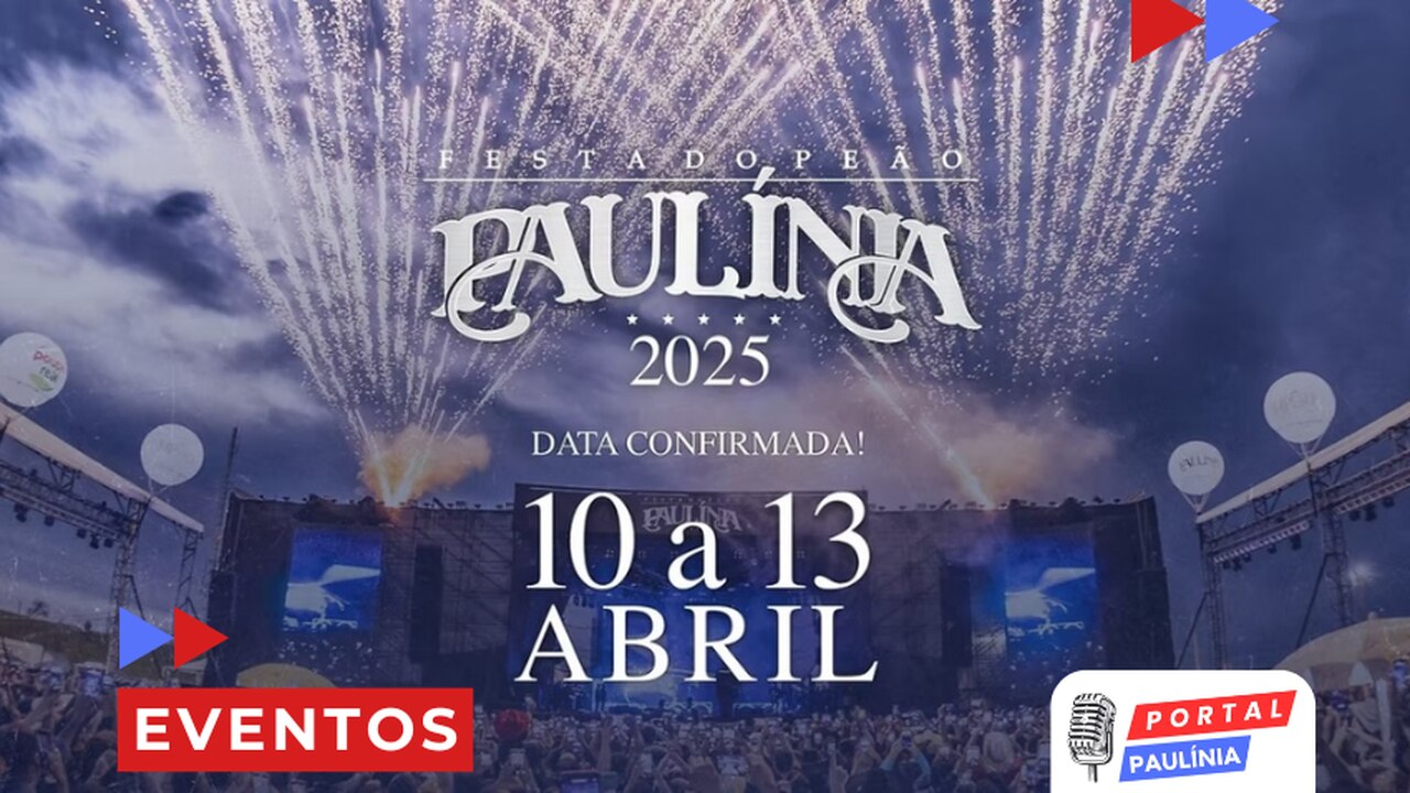 Data Confirmada para a Festa do Peão de Paulínia 2025: 10 a 13 de Abril
